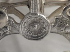 00445 Pair-2-Victorian-Silver-Shell-Shaped-Biscuit-Sweet-Container-15